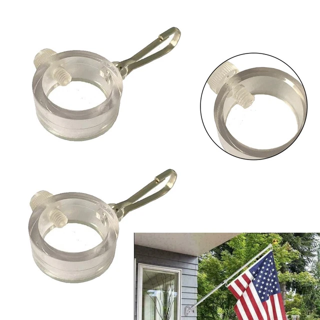 Plastic Flag Rings FLAG RINGS GROMMET Anti-Wrap Attachments Banner Fixing Flagpoles ...