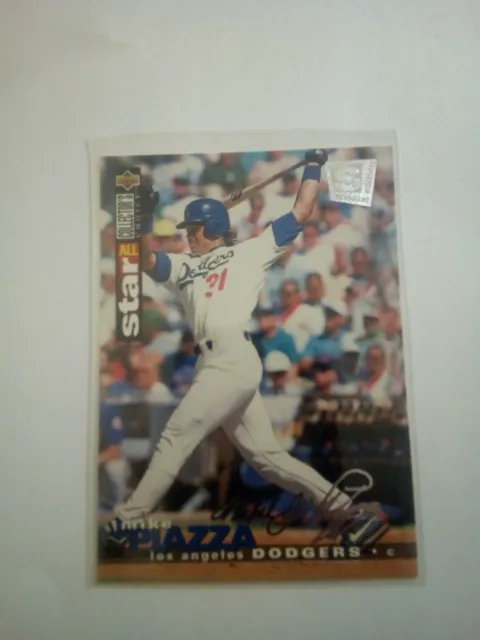 1994 Upper Deck All Star Silver Signature Mike Piazza Sharp!