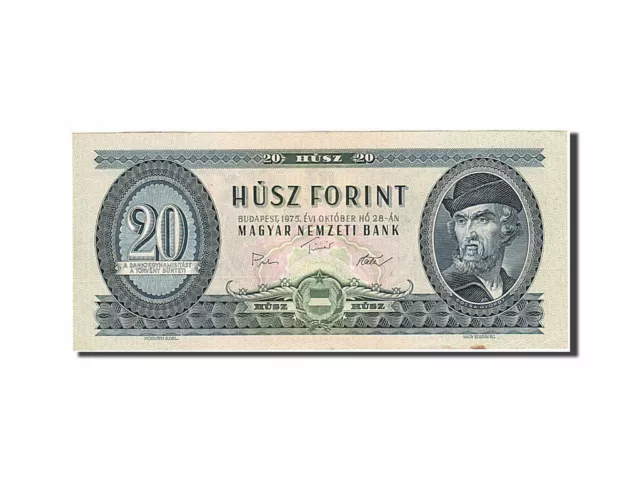 [#262796] Banknote, Hungary, 20 Forint, 1957-1983, 1975-10-28, KM:169f, AU