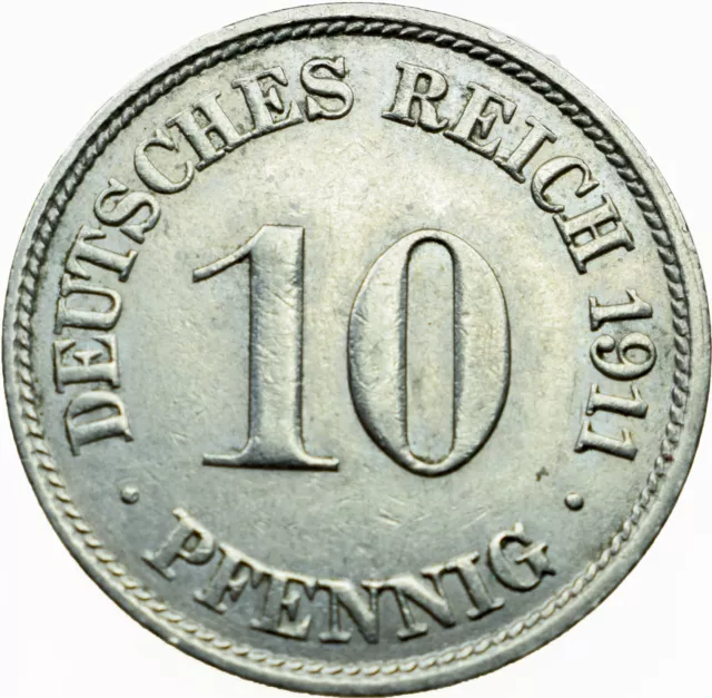 Deutsches Kaiserreich 10 Pfennig (seltene Jahrgänge) AUSWAHL