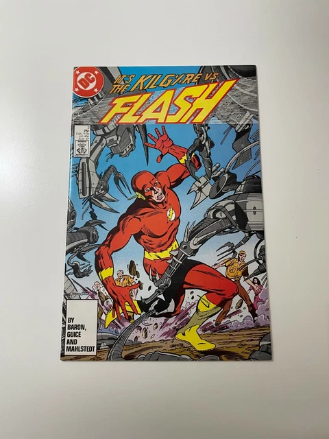 Flash #3 1987 2nd Series DC Comic Book The Kilg%re 1st App Tina McGee Key VF/NM