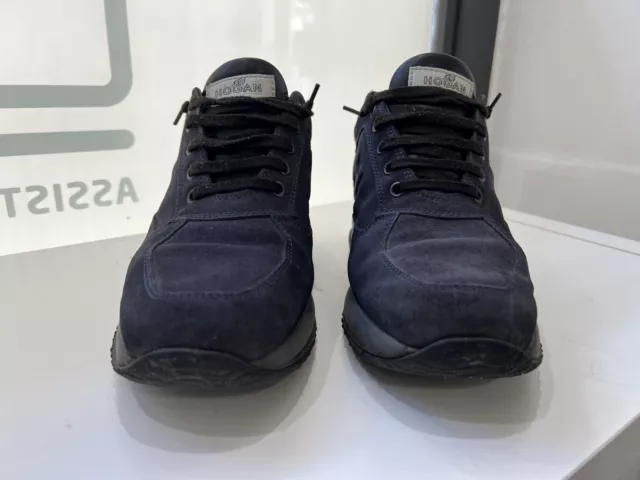 Scarpe Hogan Blu Scamosciate Taglia 43