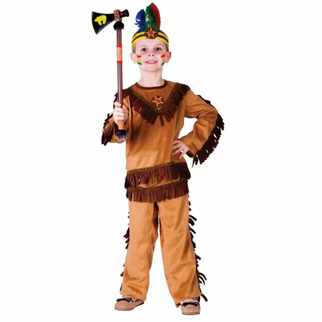 Native American Costume - Indian Warrior Costume for Boys By Dress Up America