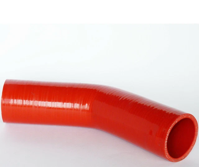 45 Gradi, Silikonbogen Id 19mm Tubo IN Silicone Arco Llk Turbo Tubo - Rosso