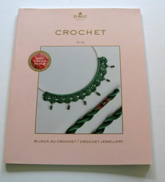 Genuine Dmc Crochet Books For Dmc Perle Cotton - Jewellery, Appliques Or Edgings 2