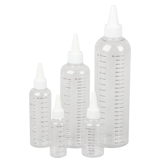 Plastic Refillable Bottle Oil Liquid Dropper Bottles Pigment Ink Containers& 2