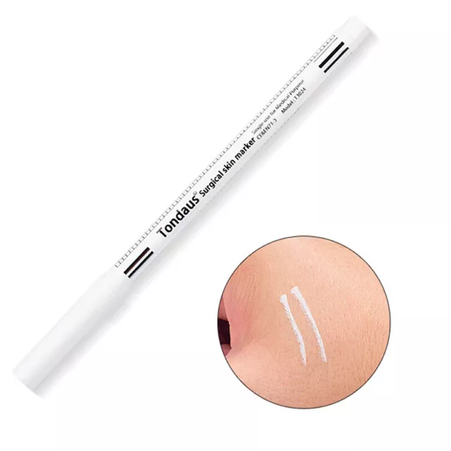 White Ink Eyebrow Marker Pen Tattoo Accessory Microblading Surgical Skin Pe#km