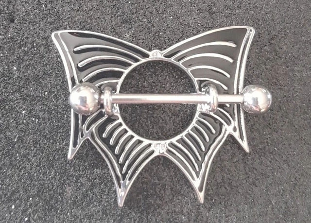 Piercing Téton – Barre Droite Acier Chirurgical – Tribal A1 – Lo 22 Mm / D 1,6 Mm