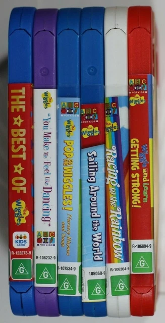 6 X WIGGLES DVD Assort Titles - ABC Kids - Children - Region