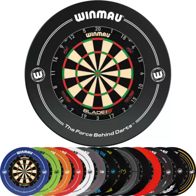 Winmau | Blade 6 Triple Core Dartboard & Surround Package | Professional Setup