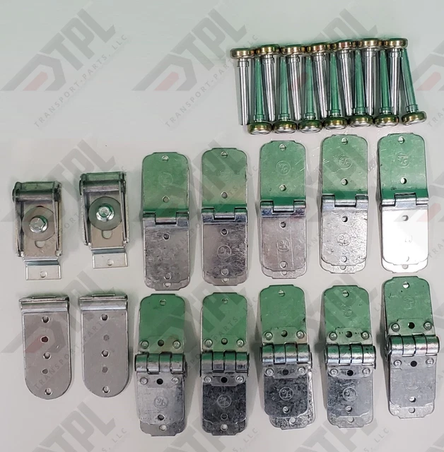 thumbnail image 2 of Whiting 44-Pack Door Repair Kit For Truck/Trailer - All Hinges, 2 Rollers, Hardware - Fits Todco Morgan, TPK-1084 2 of 4