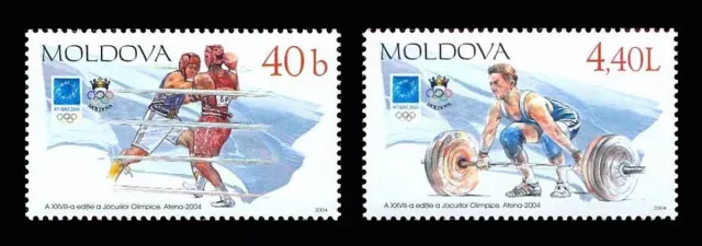 Moldova 2004 Summer Olympic Games - Athens 2 MNH stamps