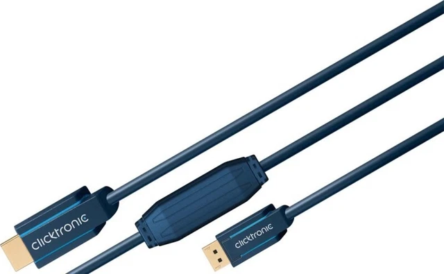 Adaptador Clicktronic DisplayPort/HDMI. Cable de A/V 70725