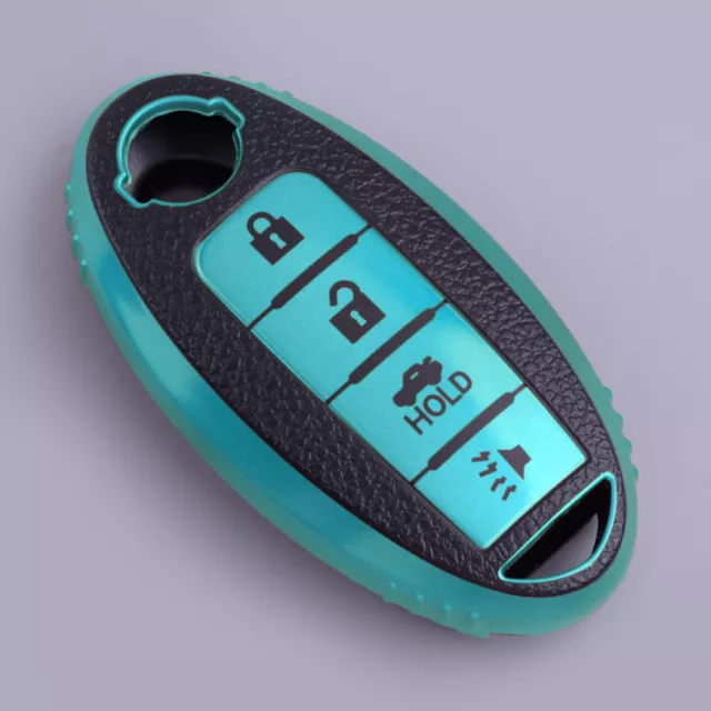 4 Button Remote Key Fob Case Cover Holder Fit For Nissan Infiniti Q50 Q60 QX50