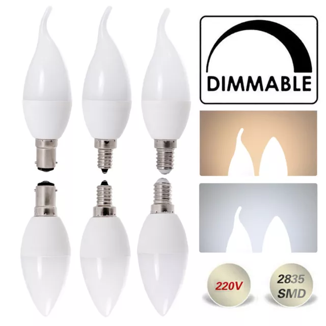 Lampadario LED dimmerabile 5W 220V E14 E12 B15 Lampadario Forma Lampada Forma Lampada Lampadario Forma Lampadario Lampadario