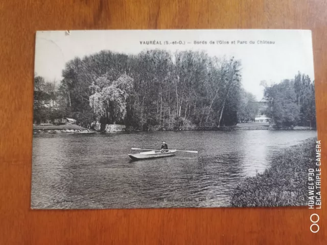 CPA - 95 - VAURÉAL - Bords de l'Oise et Parc du château