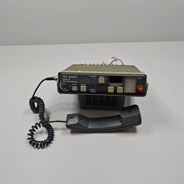 SIMRAD SHIPMATE RS8100 RS 8100 Marine VHF Radio Transceiver Set w/ Handset R/T