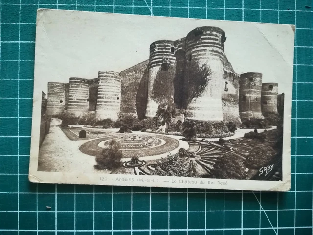 336 CPA circa 1948 - Angers - Château du Roi René