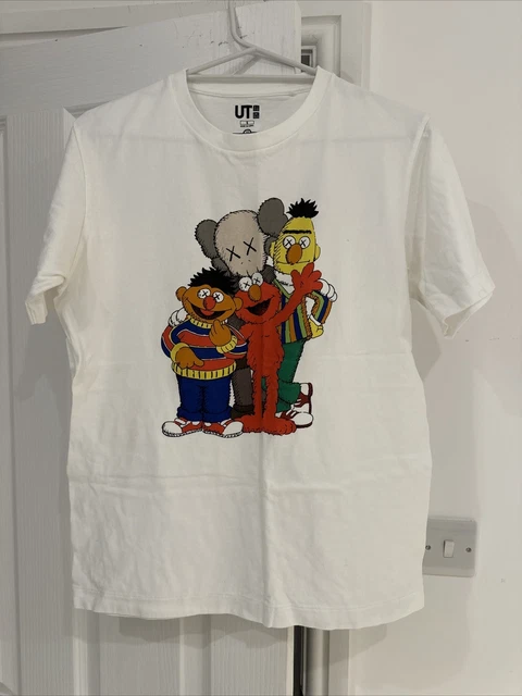 MAGLIETTA KAWS X Uniqlo Sesame Street And Friends punto singolo