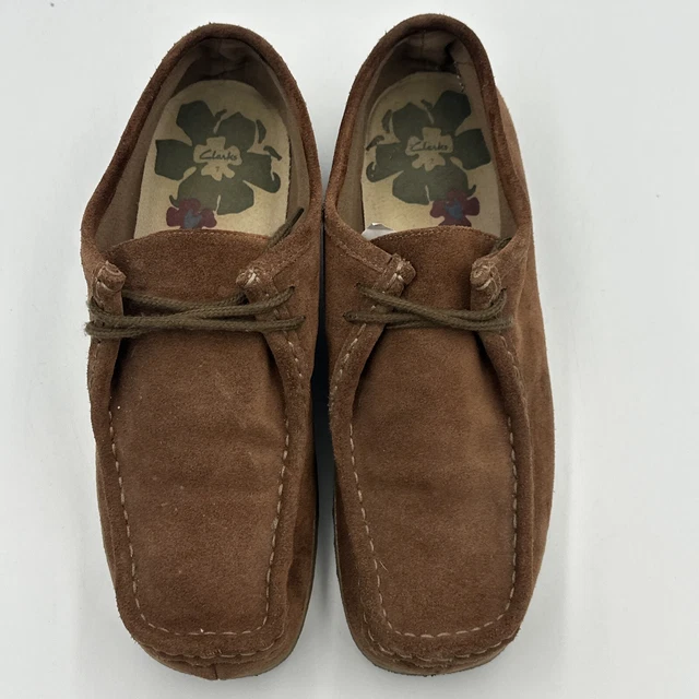 Mocassins Clarks Wallabee Noir - Daim - Semelle Crêpe - Neuf Avec Emballage - Taille 12 B (US)