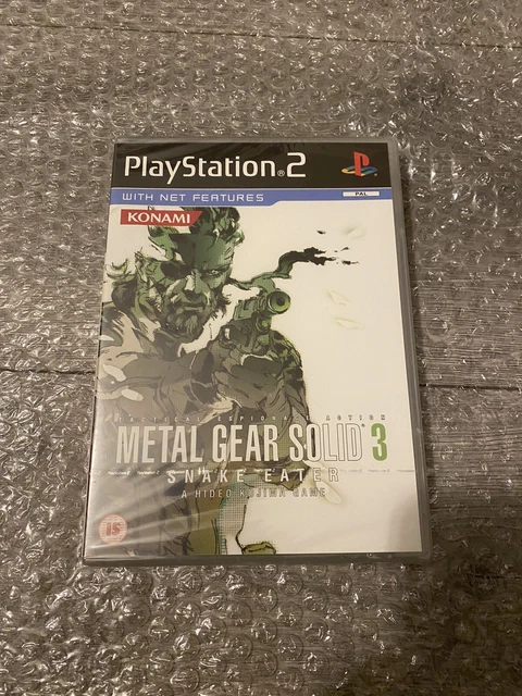SEALED METAL GEAR Solid 3 Snake Eater - FIRST PRINT - UK PAL ...
