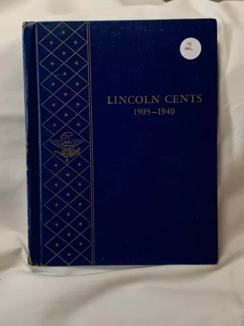 LINCOLN WHEAT CENT SET IN WHITMAN FOLDER 1909-1940-s---75 COINS