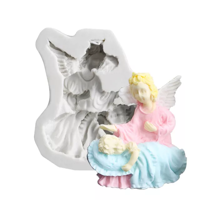 3D Angel Silicone Cake Decorating Mold Fondant Sugarcraft Chocolate Baking Mould