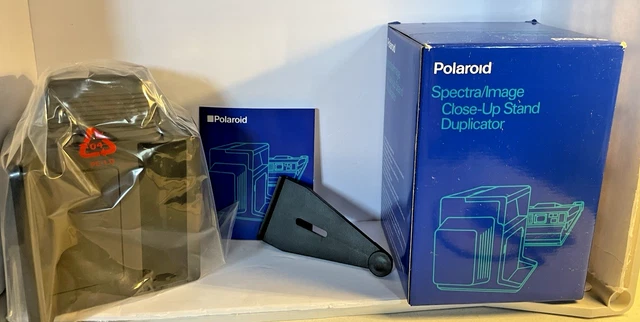 POLAROID SPECTRA AF CAMERA PLUS CLOSE UP STAND DUPLICATOR, LIGHT LOCK, BAG NEW | UK