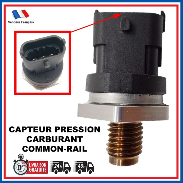 Capteur Pression Rampe Common Rail Diesel - Compatible Peugeot Citroën 2.0/2.2 HDI - 1920SZ 19207R
