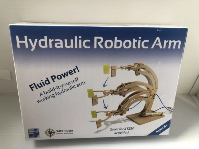 Pathfinders Hydraulic Robotic Arm Kit & Instructions New Parts Sealed 🇬🇧