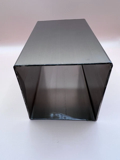 Tubo quadrato in acciaio inox V2A inossidabile tubo quadrato robusto 10 cm x 43,5 cm x 10 cm -