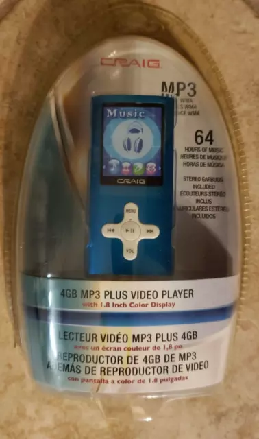 Reproductor MP4 polaroid 4GB 1.8'' touchscreen.