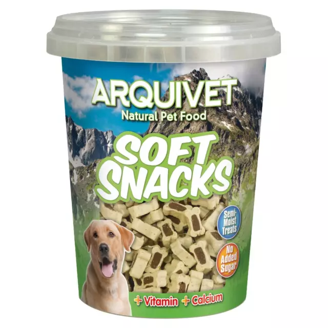 ARQUIVET Soft Snacks - Ossi duo agnello e riso - 300 g- Snack per cani a f