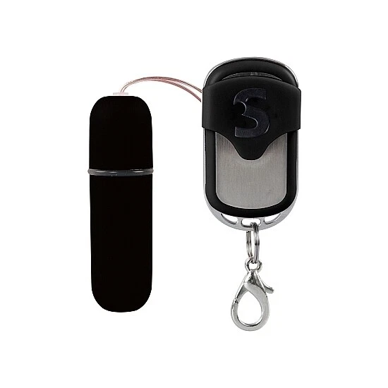 Bala Vibradora Control Remoto 10 Funciones Negro
