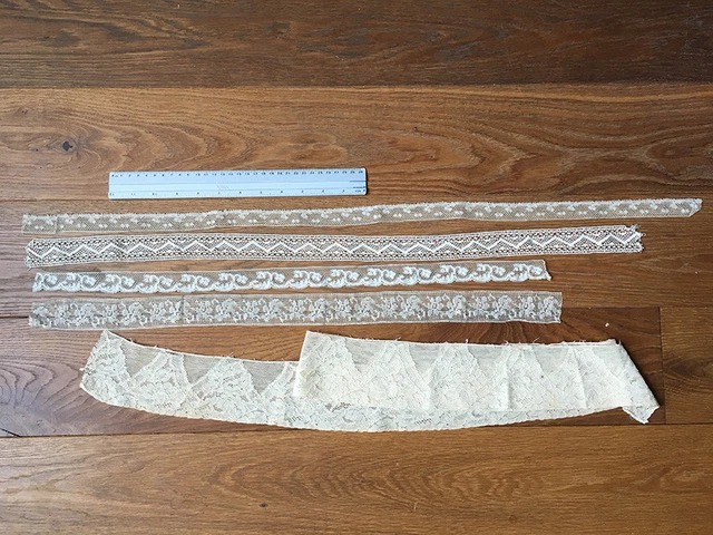 Set IN Pizzo Antica Nastro Passamaneria - Antico Francese Lace