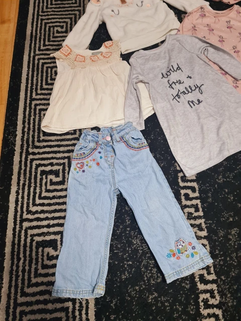 #C68 Enorme pacchetto di vestiti per bambina 18-24 mesi NEXT GEORGE ZARA DISNEY PRIM 12