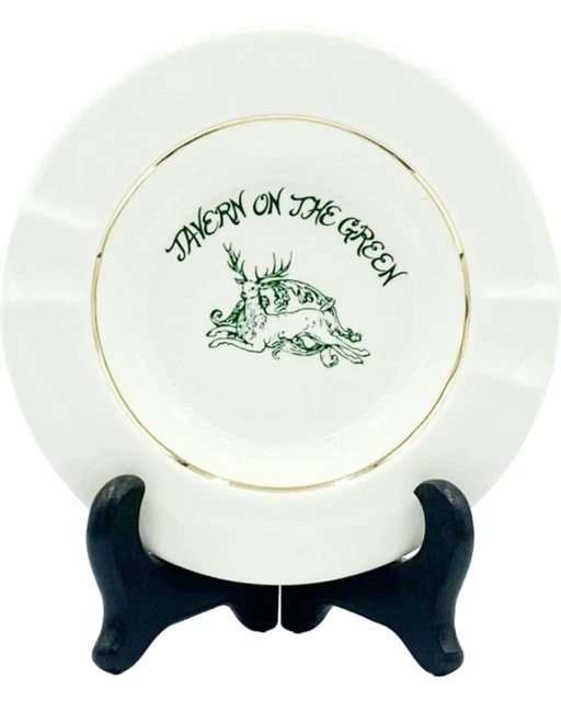 Vintage Iconic Tavern on the Green Restaurant New York NYC Ceramic Ashtray Dish