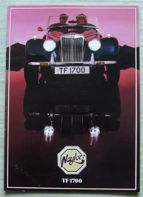 NAYLOR TF 1700 MG TF Car Sales Brochure 1985
