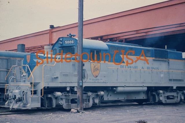 Vtg 1965 Train Slide 5006 D&H Delaware & Hudson Binghamton NY DHNY X2P063