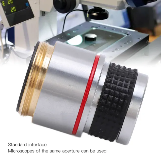 (4/0.10)Achromatic Objective Lens Fine Workmanship 20mm Microscope Objective
