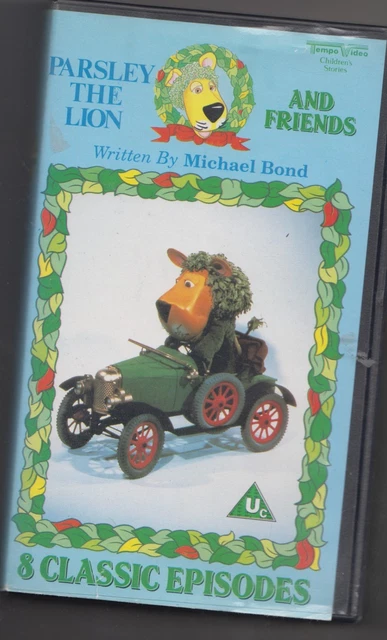 PARSLEY THE LION And Friends Vhs 8 Classic Episodes Tested £8.50
