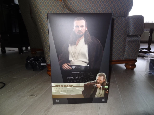 Used Body Figure HT MMS525 Costume 1/6 Qui-Gon Jinn Hot Toys The Phantom Menace