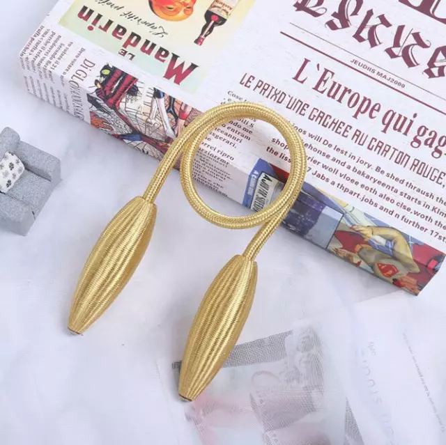 1PCS Metal Twisted Curtain Tieback Tie Backs Clips Buckles Holdbacks Home Hotel