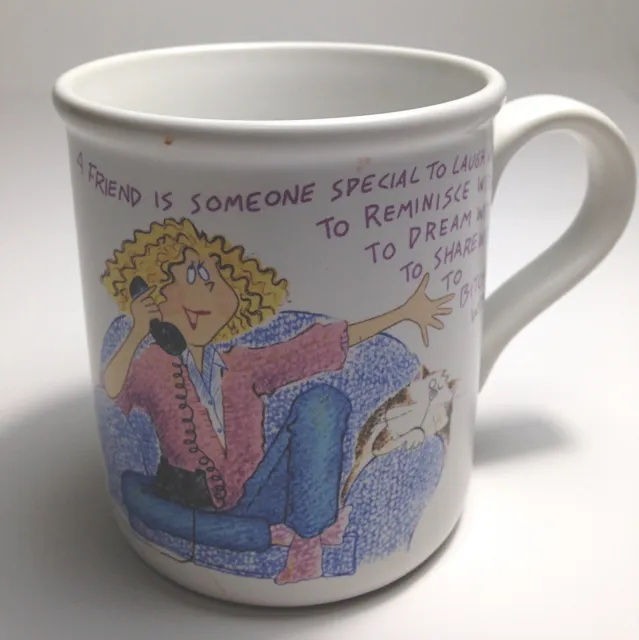 Coffee Tea Mug Cup Friend Someone Special Reminisce Dream Share Bitch With Cat