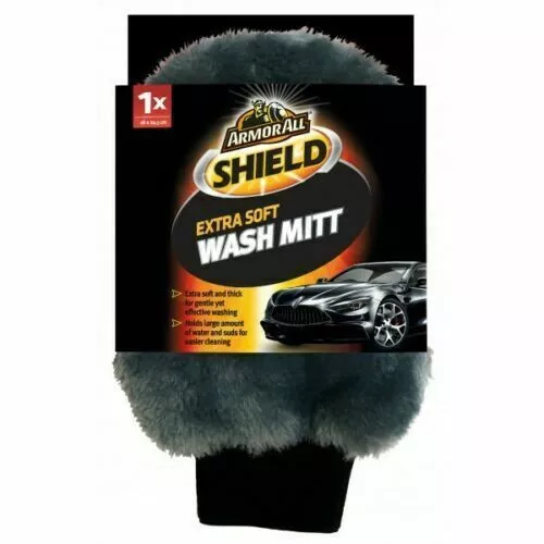 Guanto detergente per auto in lana sintetica Armorall Shield extra morbido spesso