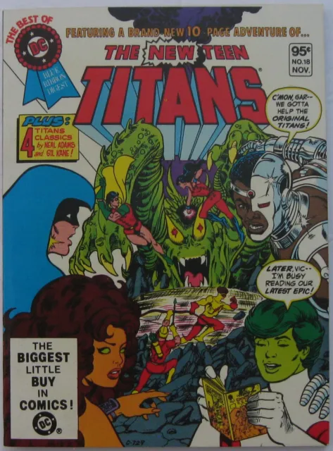 Best of DC Blue Ribbon Digest #18 (Nov 1981, DC), NM+ (9.6), New Teen Titans