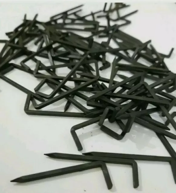 Gancho en forma de L con martillos accionamiento en uñas madera tapicería alfombra clavo 40 mm 1/100