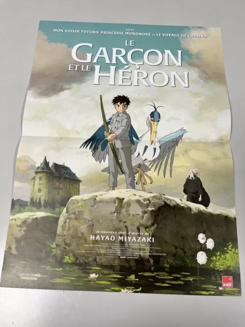 Affiche Le garçon et le héron