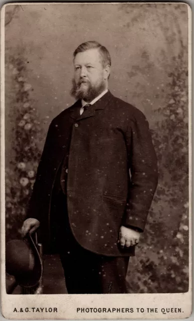 Victorian Gentleman CDV Photo Carte de visite 1870s London