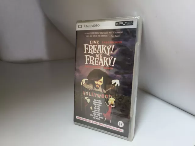 Neu Werkseitig Versiegelt Live Freaky Die Freaky Umd Mini Disk Film Für Sony Psp #P8